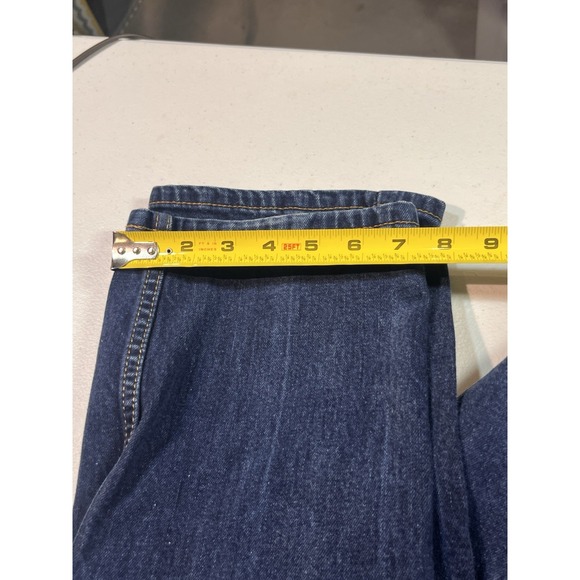 Levi's 505 Jeans Mens Size 34x32 Blue Regular Straight Rigid Denim Pants EUC - Picture 3 of 7